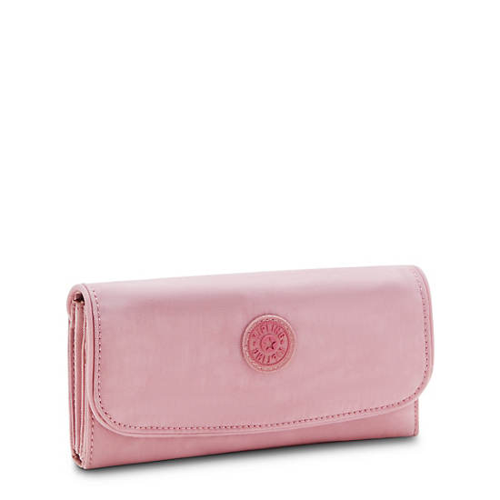 Kipling Money Land Snap Lommebok Rosa | NO 1420IL